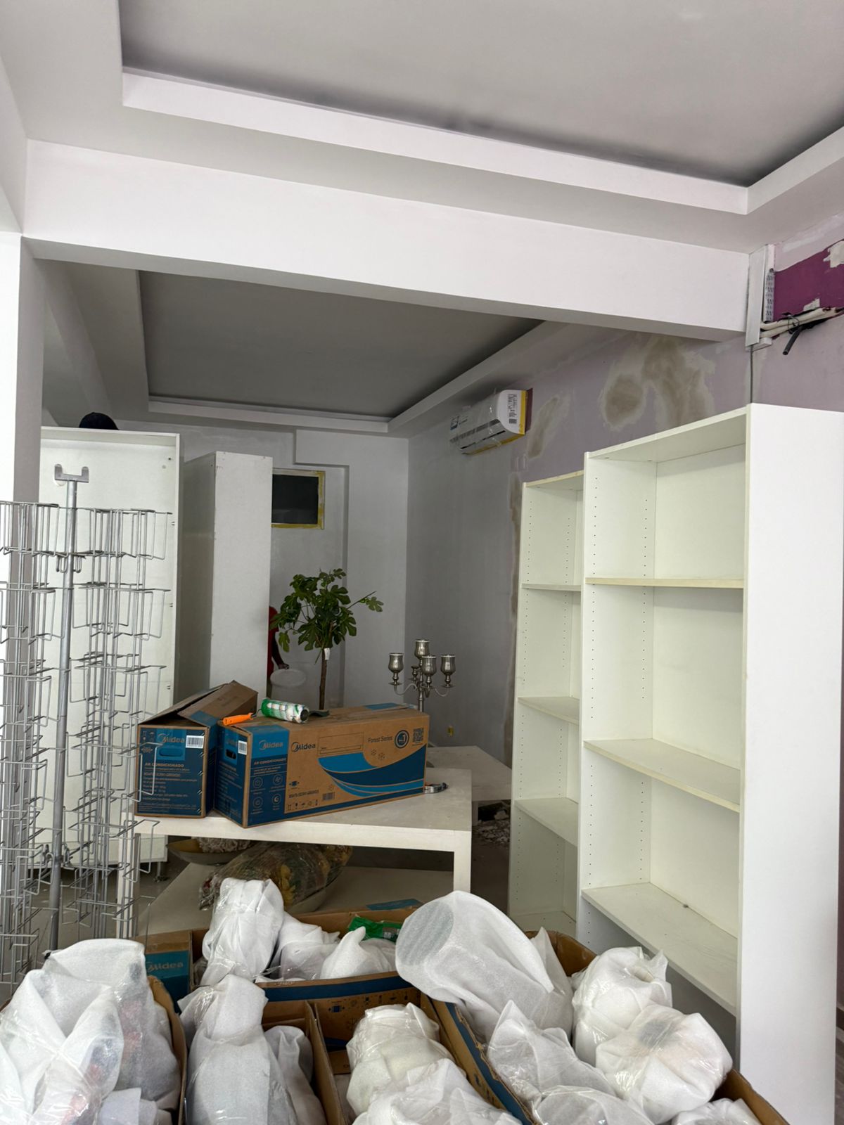 Remodelação comercial com AVAC